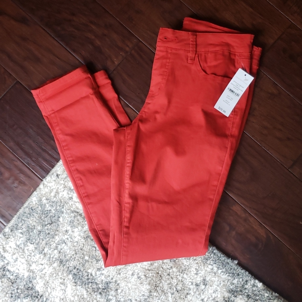 5 for $20.00 Signature Studio Red Jeans